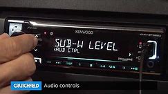 Kenwood KMM-BT322U Display and Controls Demo | Crutchfield Video