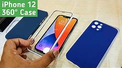 iPhone 12 Pro 360° Case with Tempered Glass || Thin and Slim full Protection