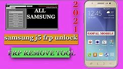 Samsung J5 (SM J500f) FRP Unlock/ Google Account Bypass 2021/samsung tool