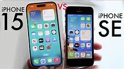 iPhone 15 Vs iPhone SE! (Comparison) (Review)