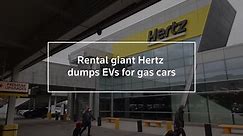 Rental giant Hertz dumps EVs, including Teslas, for gas cars