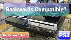 How To Identify A Backwards Compatible PlayStation 3 (P.O.L. Gamer View)