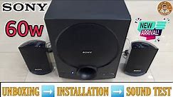 SONY SA-D20 2021 || Sony New Home Theater Unboxing And Review || Complete Demo And Sound test