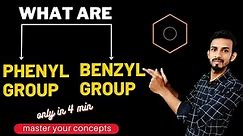 Trick for phenyl group and benzyl group | Phenyl and benzene difference