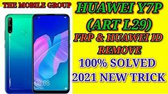 huawei Y7p(ART L29) Frp Bypass & huawei ID Remove 2021 New Method