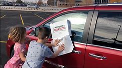 Kid Temper Tantrum Doesn't Like Krispy Kreme Donuts - Throws Box At Van [ Original ]