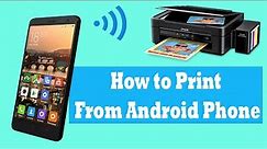 How to Set Up Epson iPrint App on Android Phone or Tablet