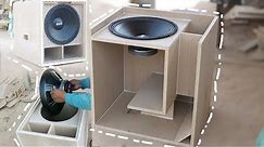 Bass Reflex Subwoofer Professional Audio PA Cabinet Speaker Plan J-BIN 15
