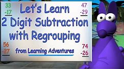 2 Digit Subtraction with Regrouping by Learning Adventures