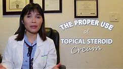 Proper Use of Topical Steroid Cream