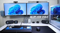 Samsung S8 27" 4K IPS USB C Monitor Review | Affordable 4K IPS HDR Monitor LS27A800U