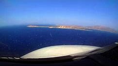✈Karpathos Island National Airport - Windy Approach & Landing (Cockpit View)