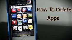 How To Delete Apps On The iPhone 5 & 6 - How To Use The iPhone 5 & 6
