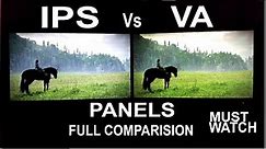 IPS vs VA Panels | Technical & Practical Live Comparison | TN vs VA vs IPS | #VA #IPS #VAvs #IPSvs