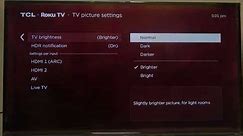 How To Manage Display Brightness On TCL ROKU TV 2024