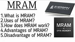 What is MARM|MRAM|definition of MRAM|magnetic ram|mram kya hai|advantages of MRAM|memory|in hindi