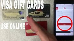 ✅ How To Use Visa Gift Cards Online 🔴