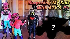 Surprising My Kids With ATV'S (Royalty Fell Off)