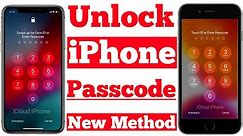 Unlock All Models iPhone Passcode Without Computer | How To Unlock iPhone Passcode