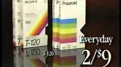1986 Wal-Mart VHS Tapes Commercial