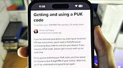 ANY iPhone How To Access PUK Code!