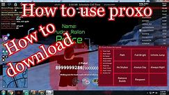 Roblox how to download proxo & how to use [Easy]