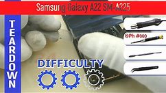 Samsung Galaxy A22 SM-A225 📱 Teardown Take apart Tutorial