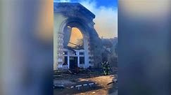 Russian Strikes Destroy Rail Station, Damage Church