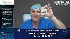 2 Level Deuk Laser Disc Repair of the Cervical Spine: C5-6, C6-7
