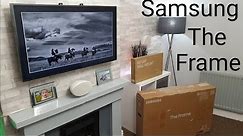 Samsung Frame TV unboxing,setup & demo