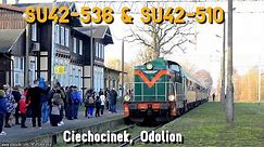 Powrót pociągów do Ciechocinka? Pociąg retro SU42-536 i SU42-510 // Special train to Ciechocinek