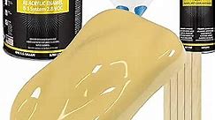 Restoration Shop - Springtime Yellow Acrylic Enamel Auto Paint - Complete Gallon Paint Kit - Professional Single Stage High Gloss Automotive, Car, Truck, Equipment Coating, 8:1 Mix Ratio, 2.8 VOC