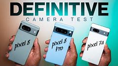 Pixel 8 Pro vs Pixel 8 vs Pixel 7a DEFINITIVE Camera Test