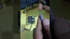 led tv में AV पिन टूट जाये तो कैसे निकाले | how to remove rca cable | set box rca pin broken ✅