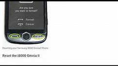 How To Rest Samsung i8000 Omnia 2