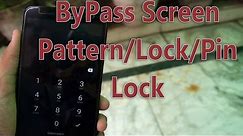How to Bypass Screen Pattern / Pin / Password lock in any Android Phone