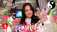 My BIGGEST Casetify Haul! *iPhone 14 Pro Max cases, phone accessories, & watch bands* ✨🍒☁️🌻