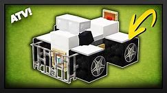 Minecraft - How To Make A ATV/Quad Bike