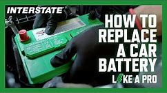 How to Replace a Car Battery Like a Pro