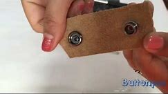 How to attach snap fasteners