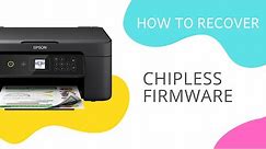 How to recover a chipless firmware | Example for Epson XP-3100