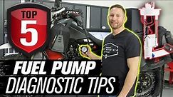 Top 5 Tips to Diagnose Motorcycle, ATV & UTV Fuel Pump Problems