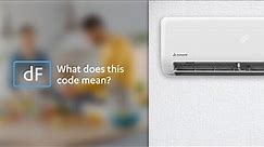 What to do when you see an dF code on your ActronAir Serene Series 2 indoor unit