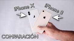 iPhone X vs iPhone 8 COMPARACIÓN 🔥 iPhone 8 vs iPhone X - RUBEN TECH !