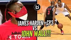 James Harden+CP3 VS John Wall! JH-Town Weekend Charity Game!