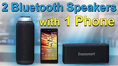 How to: Connect 2 Bluetooth Speakers to 1 Phone -- Tutorial