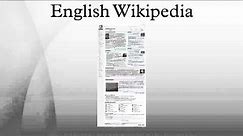 English Wikipedia