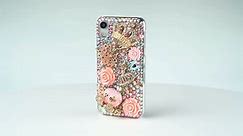 iPhone SE Case,iPhone 5S/5 Case - Mavis's Diary 3D Handmade Bling Crytal Luxury Series Cute Pumpk...