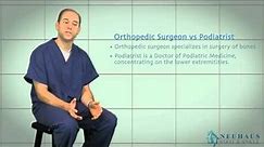 What is the Difference Between a Podiatrist and an Orthopedic Surgeon