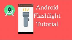 How to Turn ON/OFF The Camera Flashlight in Android Programmatically